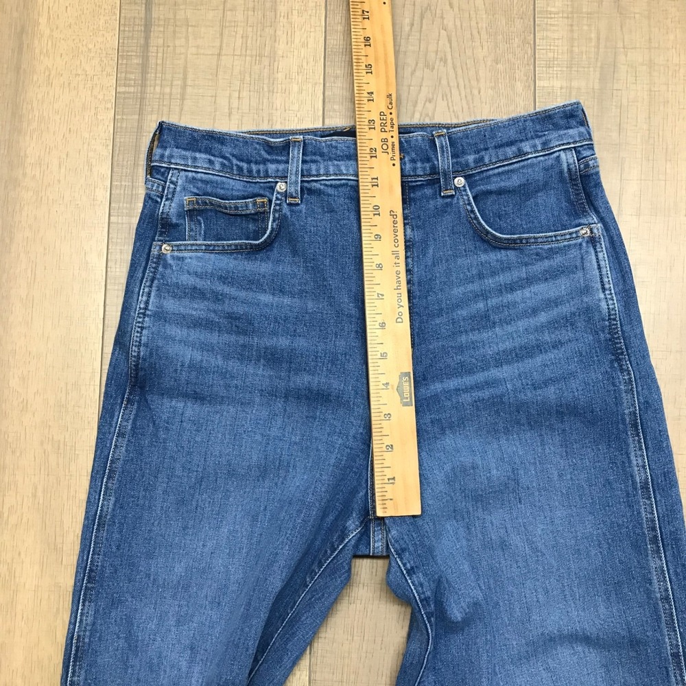 Veronica Beard Taylor Wide Leg Crop Jeans Womens 30 High Rise Serendipity Blue - Picture 12 of 14